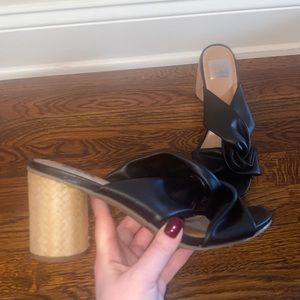 DV Dolce Vita Twisted Strap Block Heeled Sandal size 8.5